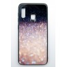 Чехол-панель Dengos (Back Cover) "Glam" для Samsung Galaxy A30, бело-черный калейдоскоп