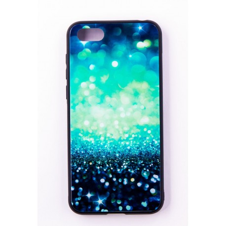 Чохол-панель FINE LINE (Back Cover) "Glam" для Huawei Y5 2018, блакитно-м'ятний калейдоскоп