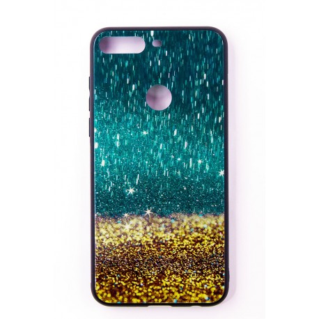 Чехол-панель FINE LINE (Back Cover) "Glam" для Huawei Y7 Prime 2018, золотой песок