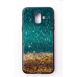 Чехол-панель FINE LINE (Back Cover) "Glam" для Samsung Galaxy A6 2018 (A600), золотой песок