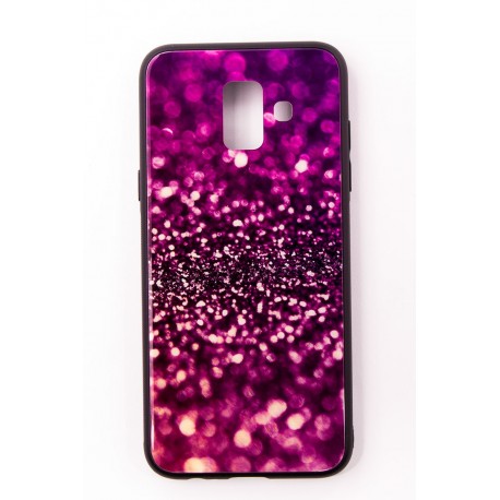 Чехол-панель FINE LINE (Back Cover) "Glam" для Samsung Galaxy A6 2018 (A600), сиреневый калейдоскоп