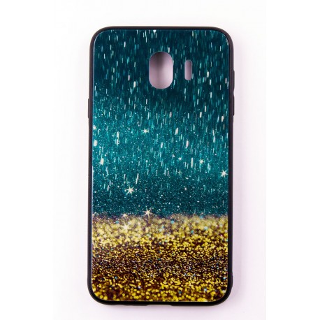 Чехол-панель FINE LINE (Back Cover) "Glam" для Samsung Galaxy J4 2018 (J400), золотой песок