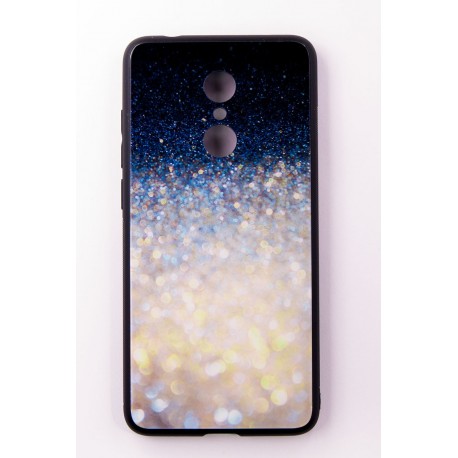 Чохол-панель FINE LINE (Back Cover) "Glam" для Xiaomi Redmi 5, біло-синій калейдоскоп