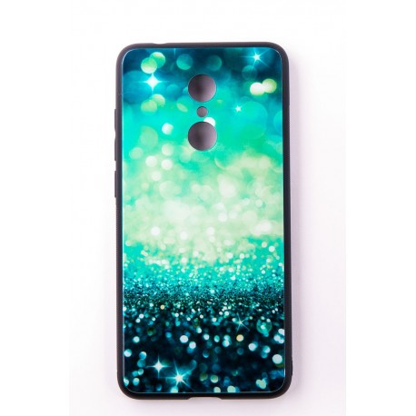 Чохол-панель FINE LINE (Back Cover) "Glam" для Xiaomi Redmi 5, блакитно-м'ятний калейдоскоп