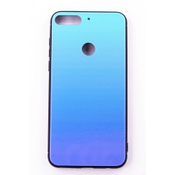 Чехол-панель FINE LINE (Back Cover) "Mirror" для Huawei Y7 Prime 2018, (Lighting Blue)
