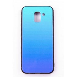 Чехол-панель Dengos (Back Cover) "Mirror" для Samsung Galaxy J6 2018 (J600), (Lighting Blue)