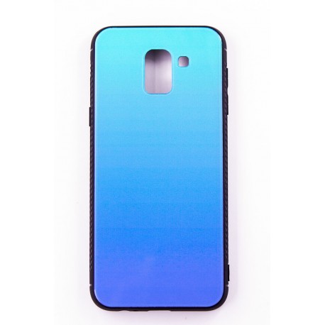 Чехол-панель Dengos (Back Cover) "Mirror" для Samsung Galaxy J6 2018 (J600), (Lighting Blue)