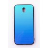 Чехол-панель Dengos (Back Cover) "Mirror" для Samsung Galaxy J7 2017 (J730),(Lighting Blue)