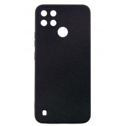 Панель Fine Line Carbon для Realme C25y (black)