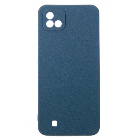 Панель Fine Line Carbon для Realme C11 2021 (blue)