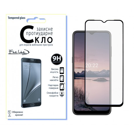 Захисне скло Fine Line Full Glue для Nokia G11 (Black)