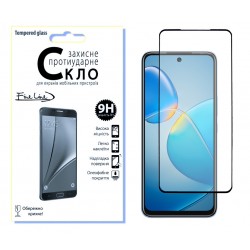 Захисне скло Fine Line Full Glue для Infinix Hot 12 Play (Black)