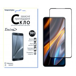 Захисне скло Fine Line Full Glue для Poco X4 Pro 5G (Black)