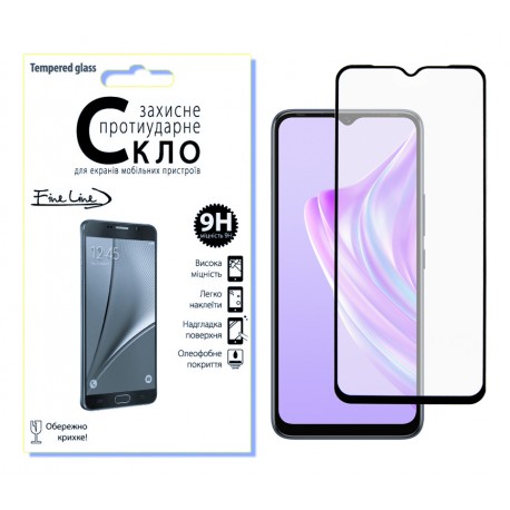 Захисне скло Fine Line Full Glue для Infinix HOT 20i (Black)