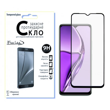 Захисне скло Fine Line Full Glue для Infinix HOT 20 5G (Black)
