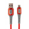 Кабель Fine Line заряду та синхронізації Micro-USB, 1м, (red) (FL-NTK-M-LP-RED)