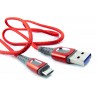Кабель Fine Line заряду та синхронізації Micro-USB, 1м, (red) (FL-NTK-M-LP-RED)
