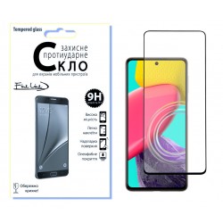 Захисне скло Fine Line Full Glue для Samsung Galaxy M54 5G (Black)