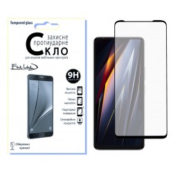 Захисне скло Fine Line Full Glue для Tecno Pova 4 (Black)