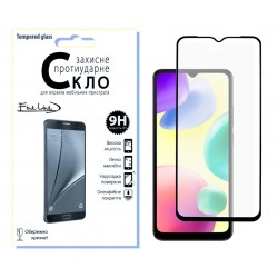 Защитное стекло Fine Line Full Glue для Xiaomi Redmi 10A (Black)