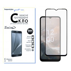 Захисне скло Fine Line Full Glue для Nokia C32 (Black)