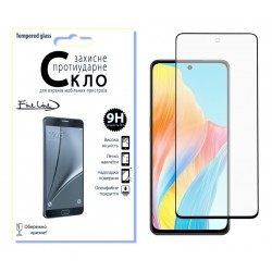 Захисне скло Fine Line Full Glue для Oppo A58 4G (Black)