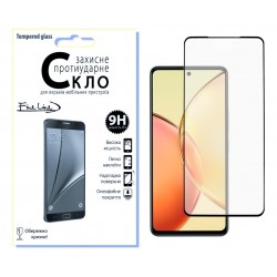 Захисне скло Fine Line Full Glue для Vivo Y36 (Black)