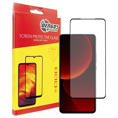 Защитное стекло Fine Line Full Glue для Xiaomi 13T/13T Pro (Black)