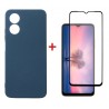 Комплект для OPPO A17 панель + скло DENGOS (Blue) (DG-KM-01)