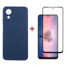 Комплект для OPPO A17K панель + скло DENGOS (Blue) (DG-KM-01)