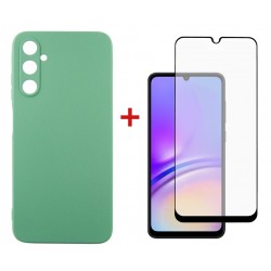 Комплект для Samsung Galaxy A05s (A057) панель + скло DENGOS (Mint) (DG-KM-10)