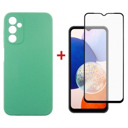 Комплект для Samsung Galaxy A14 5G панель + скло DENGOS (Mint) (DG-KM-14)