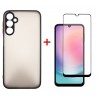 Комплект для Samsung Galaxy A24 панель + скло DENGOS (Black) (DG-KM-15)