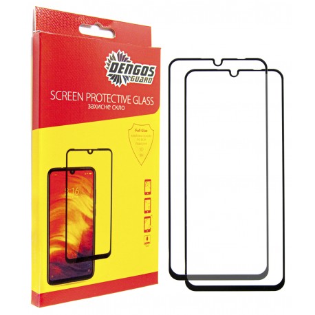 Набор 2 шт. защитное стекло DENGOS для Xiaomi Redmi 13C (DG-TG2P-05)