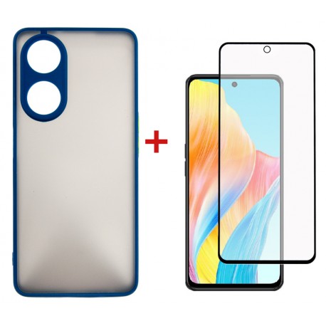 Комплект для OPPO A98 5G панель + скло DENGOS (Blue) (DG-KM-39)
