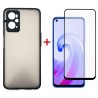 Комплект для OPPO A76 панель + скло DENGOS (Black) (DG-KM-37)
