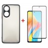 Комплект для OPPO A58 4G панель + скло DENGOS (Black) (DG-KM-36)