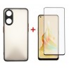 Комплект для OPPO Reno 8T панель + скло DENGOS (Black) (DG-KM-33)