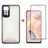 Комплект для Xiaomi Redmi Note 12 Pro 4g панель + скло DENGOS (Black) (DG-KM-29)