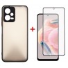 Комплект для Xiaomi Redmi Note 12 5g панель + скло DENGOS (Black) (DG-KM-28)