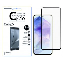 Захисне скло Fine Line Full Glue для Samsung Galaxy A55 5G (Black)