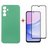 Комплект для Samsung Galaxy A25 5G панель + скло DENGOS (Mint) (DG-KM-60)