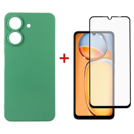 Комплект для Xiaomi Redmi 13C панель + скло DENGOS (Mint) (DG-KM-63)