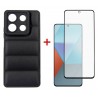 Комплект для Xiaomi Redmi Note 13 5G панель + скло DENGOS (Black) (DG-KM-58)