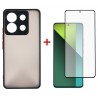 Комплект для Xiaomi Redmi Note 13 Pro 5G панель + скло DENGOS (Black) (DG-KM-68)