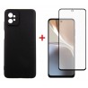 Комплект для Motorola G32 панель + скло DENGOS (Black) (DG-KM-49)