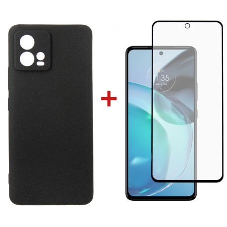 Комплект для Motorola G72 панель + скло DENGOS (Black) (DG-KM-51)
