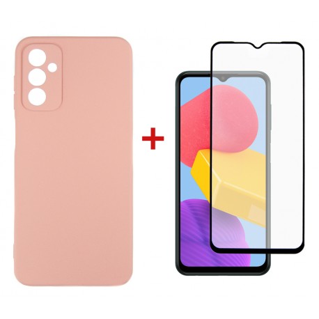 Комплект для Samsung Galaxy M13 панель + скло DENGOS (Pink) (DG-KM-72)