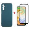 Комплект для Samsung Galaxy A04s панель + скло DENGOS (Green) (DG-KM-78)