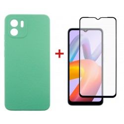 Комплект для Xiaomi Redmi A2 панель + скло DENGOS (Mint) (DG-KM-82)